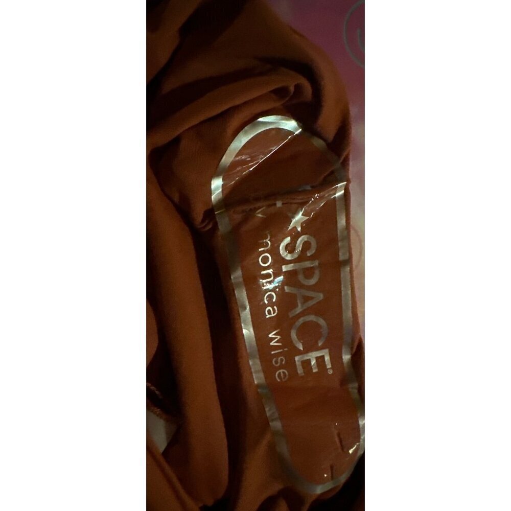 L*Space Womens Sandy Bikini Bottom XS Amber Ribbed Fabric Seamless NWT MSRP $84 - Picture 7 of 7